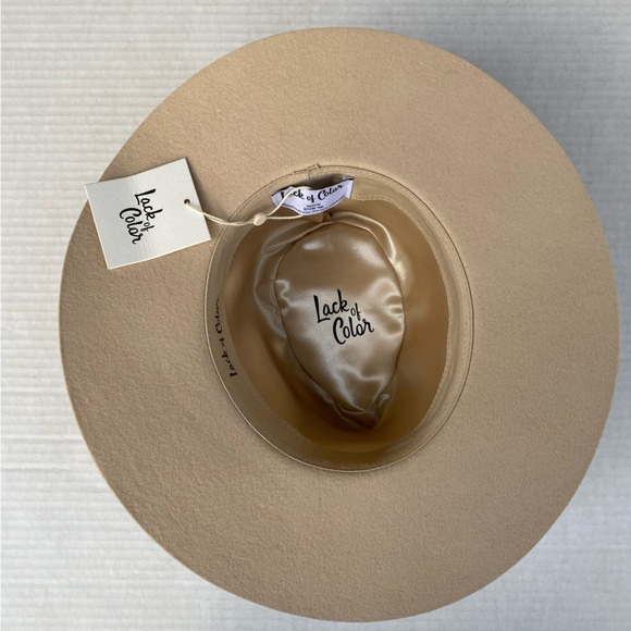 NWT Lack of Color Benson Rancher Beige Wool Velvet Band Size M - Picture 5 of 16